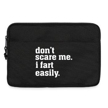 Erschreck mich nicht, ich leicht lustiger sarkastischer Humor - Laptoptasche 13" - Schwarz - Vorne