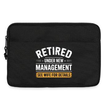 Ruhestand unter neuer Leitung - Laptoptasche 13" - Schwarz - Vorne