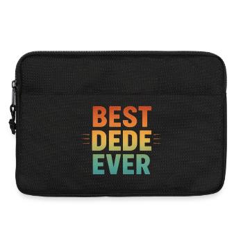 BEST DEDE EVER - Turkish Grandpa Retro Gift - Laptop bag 13" - black - Front