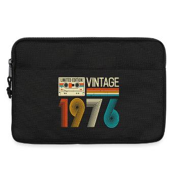 Vintage 1976 Limited Edition, 50. Geburtstagsgeschenke - Laptoptasche 13" - Schwarz - Vorne