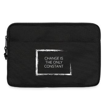 change is the only constant philosophy shirt wear! - Laptop bag 13" - black - Front