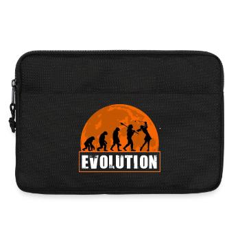 Evolution of Golf Golfing Girl Gift Golf Player - Laptop bag 13" - black - Front