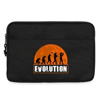 Entwicklung des Boxen-Mädchen-Kämpfer-Boxer-Mädchen-Sports - Laptoptasche 13" - Schwarz - Vorne