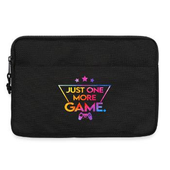 Just_one_more_game_-_star_ - Laptop bag 13" - black - Front