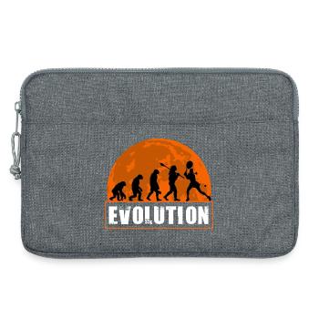 Entwicklung der Tennisspieler-Vintage-Silhouette - Laptoptasche 13" - Grau meliert - Vorne
