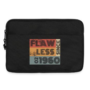 66. Anniversaire Parfait depuis 02/1960 - Sacoche pour ordinateur portable 13 pouces - noir - Devant