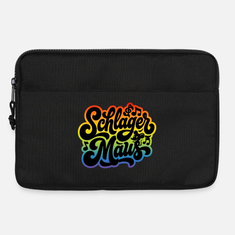 Schlager Maus - Schlagermaus - Schlagermusik - Laptoptasche 13" - Schwarz