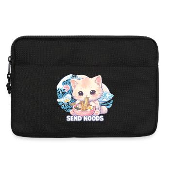 Ramen Katze Kanagawa - Laptoptasche 13" - Schwarz - Vorne