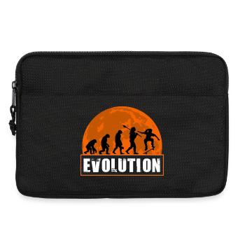 Evolution of Skateboarding Retro Sunset Skater - Laptop bag 13" - black - Front