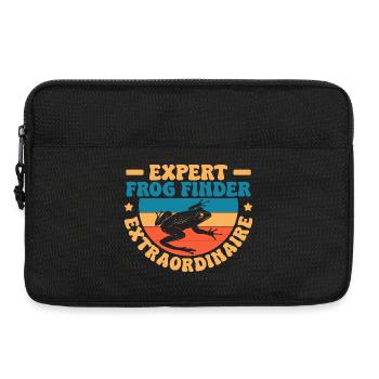 Attrapeur de grenouilles, expert en recherche de grenouilles extraordinaire - Sacoche pour ordinateur portable 13 pouces - noir - Devant