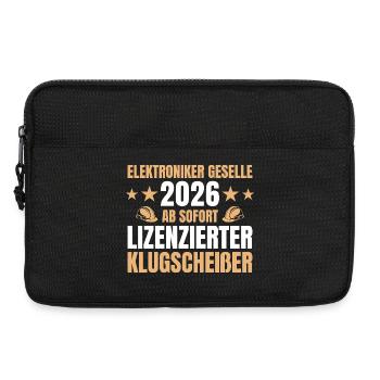 Electronics Technician Journeyman 2026 Completed Training - Laptop bag 13" - black - Front