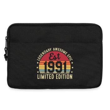 35th Anniversary - Vintage Gift 1991 - Laptop bag 13" - black - Front