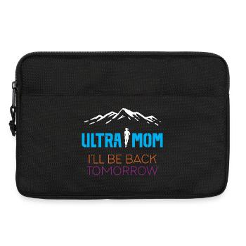 Ultra Mom - I'll Be Back Tomorrow - Laptop bag 13" - black - Front