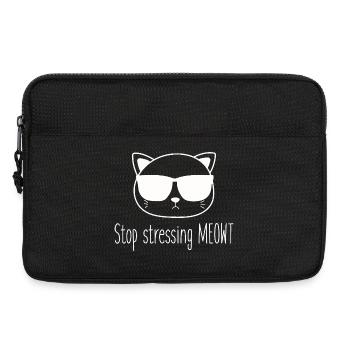 Stop stressing yourself out Meowt cat lovers - Laptop bag 13" - black - Front