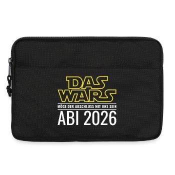 Abi 2026 Das wars Abitur (Abschluss mit uns)  - Laptoptasche 13" - Schwarz - Vorne