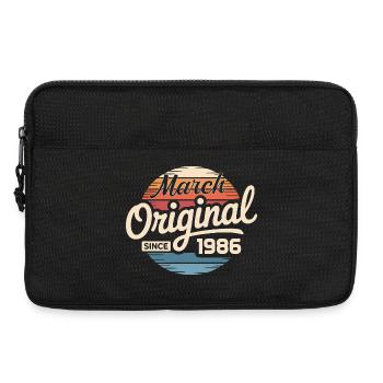 Legendary since march 1986 - Laptop bag 13" - black - Front