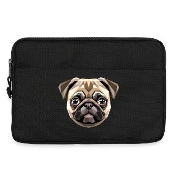 Carlin Beige Les chiens adorent Carlin Petit carlin mignon - Sacoche pour ordinateur portable 13 pouces - noir - Devant