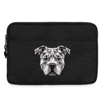 Pitbull Bulldog Pittie American Pitbull Terrier - Sacoche pour ordinateur portable 13 pouces - noir - Devant