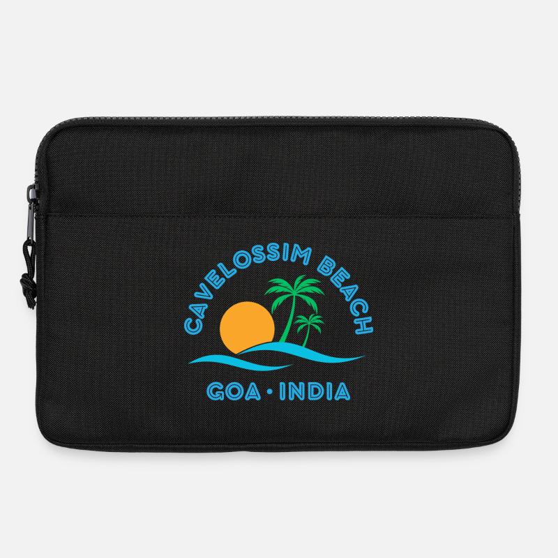 Goa Beach Sunset Palms - Laptop bag 13" - black
