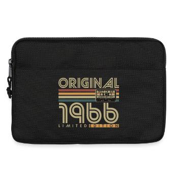 Original 1966 Jahrgang Vintage Geburtstag Geschenk - Laptoptasche 13" - Schwarz - Vorne