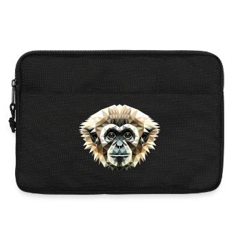 Gibbon Singe Mainblanche Gibbon Singe Lar mignon - Sacoche pour ordinateur portable 13 pouces - noir - Devant