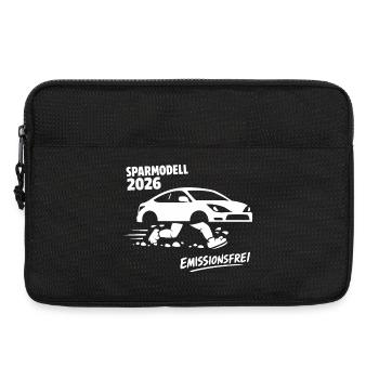 Economy model 2026 emission-free car - Laptop bag 13" - black - Front