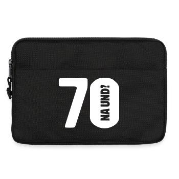 70 So what? Not so bad - birthday - Laptop bag 13" - black - Front