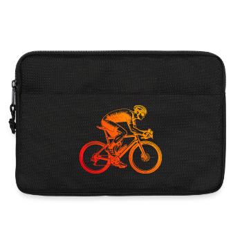 Gift idea for a road bike with road bike - Laptop bag 13" - black - Front