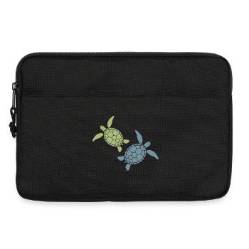Sea Turtle Duo Ocean Beach Hawaii Marine Life Vibe - Laptop bag 13" - black - Front