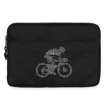 Gift idea for a road bike with road bike - Laptop bag 13" - black - Front