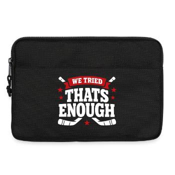 Beer League Hockey Funny Hockey Players Team Humor - Laptop bag 13" - black - Front