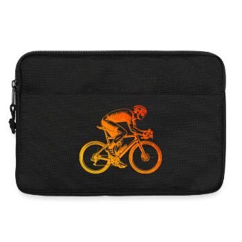Gift idea for a road bike with road bike - Laptop bag 13" - black - Front