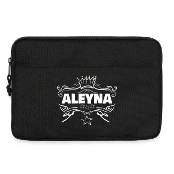 Aleyna als Frau - Laptoptasche 13" - Schwarz - Vorne