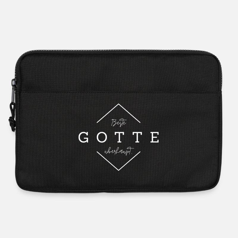 Beste Gotte - Geschenk Patentante/Gotti - Laptoptasche 13" - Schwarz