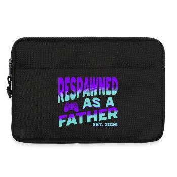 Papa 2026 - Respawned as a father - Laptop bag 13" - black - Front