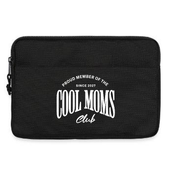 Mama 2027 - Proud member of the Cool Moms Club - Laptoptasche 13" - Schwarz - Vorne