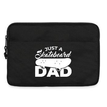 Juste un papa de skateboard - Sacoche pour ordinateur portable 13 pouces - noir - Devant