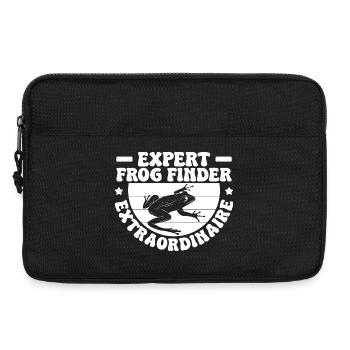 Frog Catcher Expert Frog Finder Extraordinaire - Laptoptasche 13" - Schwarz - Vorne
