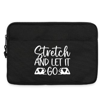 Pilates Enthusiasts Stretch & Let It Go Pilates - Laptop bag 13" - black - Front