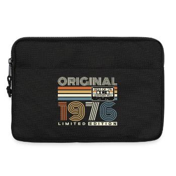 1976 Jahrgang 50 Geburtstag Vintage Geschenk Retro - Laptoptasche 13" - Schwarz - Vorne