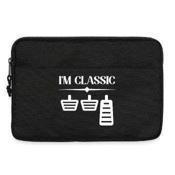 I'm classic Car lover car guy mechanic - Laptoptasche 13" - Schwarz - Vorne
