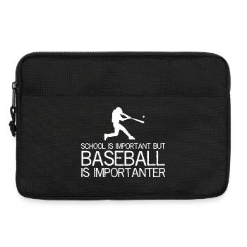 Baseball-Rivalität Tee Motto - Laptoptasche 13" - Schwarz - Vorne