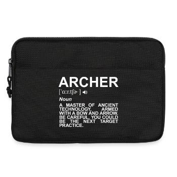Archer Definition - Laptop bag 13" - black - Front