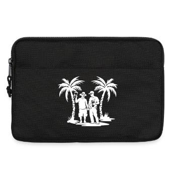 Party Silhouette Holiday - Laptop bag 13" - black - Front