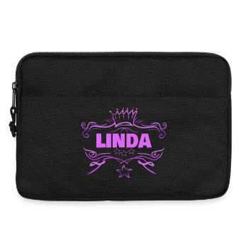 Linda as a woman - Laptop bag 13" - black - Front