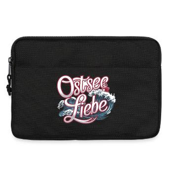  Ostsee Liebe Maritimes Motiv Mit Leuchtturm Und - Laptoptasche 13" - Schwarz - Vorne