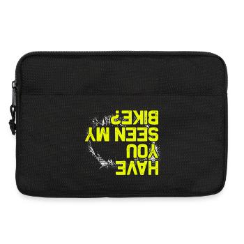 Seen my bike? Fahrrad Mountainbike MTB Downhill - Laptoptasche 13" - Schwarz - Vorne