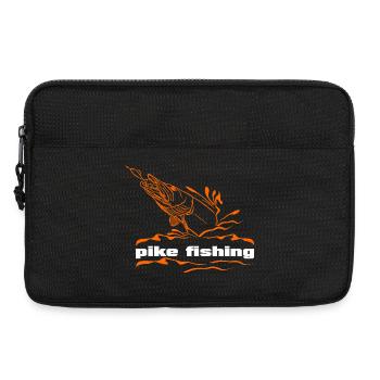 Fische_angeln_002_pike_fishing - Laptop bag 13" - black - Front