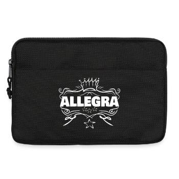 Mrs. Allegra - Laptop bag 13" - black - Front