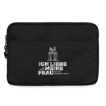 Ich liebe meine Frau – Wandern Paar Geschenk - Laptoptasche 13" - Schwarz - Vorne